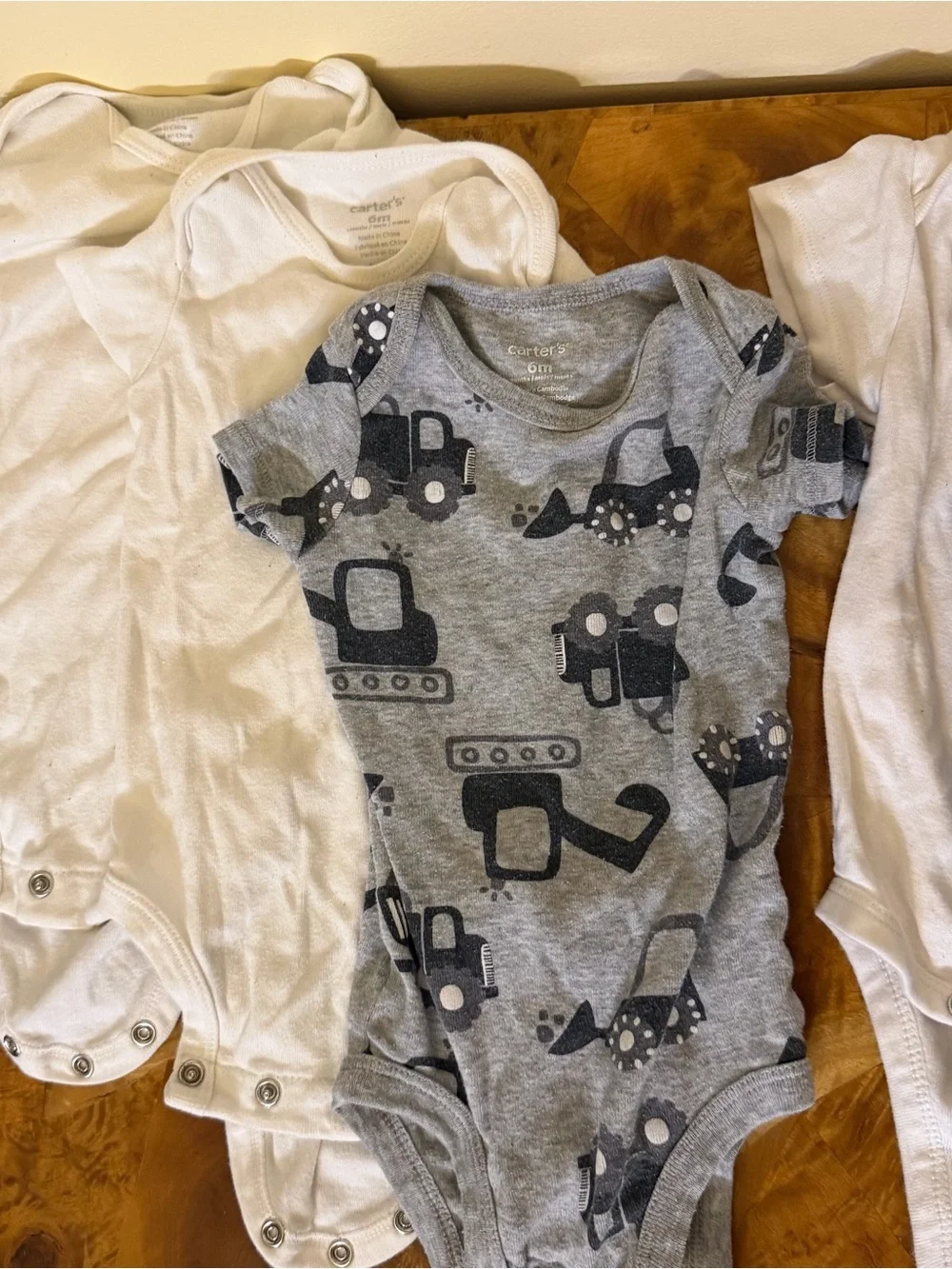 Baby Jumpsuit Bundle 6-9M Blue Boy Sharks Tractor Farm